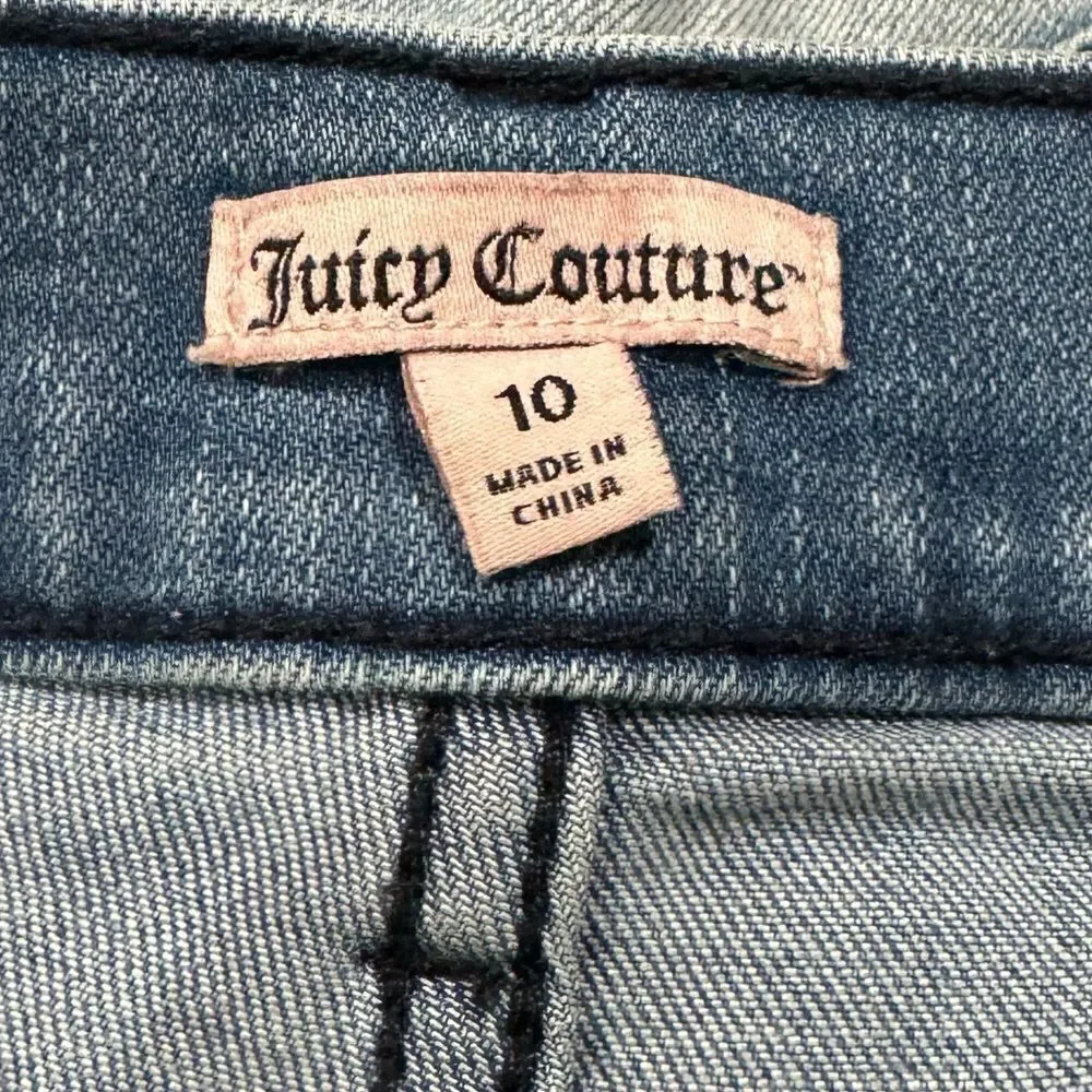 Juicy Couture Shiny Distressed Shorts Women’s 10